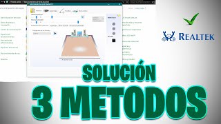 🔊 Solución No aparece el Administrador de Sonido REALTEK HD 🎛️ [upl. by Ignatzia]