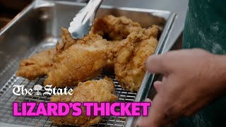 Heres What Goes Into Frying Chicken At Lizards Thicket Restaurant [upl. by Hgielek]