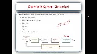 20232024 Bahar Endüstriyel Otomatik Kontrol Dersi  On Off Kontrol [upl. by Reeva938]