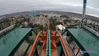 Yukon Striker REAL Front Row POV  New For 2019  Canadas Wonderland [upl. by Etnad391]