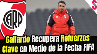 ⚽ Marcelo Gallardo Recupera Refuerzos Clave en Medio de la Fecha FIFA [upl. by Ashli27]