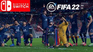 FIFA 22 Nintendo Switch  PSG Vs Manchester United  Champions League Final 1080p 60FPS Full HD [upl. by Ytinirt508]