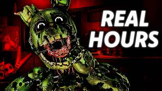 This FNAF 3 Remake Uses REAL LIFE Hours [upl. by Saideman255]