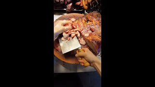 The process of selling roasted bacon cooked food with Chinese characteristics [upl. by Ichabod34]