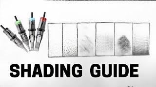 Shading Guide for Beginners  6 Tattoo Shading Techniques [upl. by Eenobe]