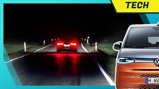 Matrix LED Scheinwerer  IQLight im VW T7 Multivan im Test amp Nachtfahrt mit BlendTest [upl. by Kincaid]