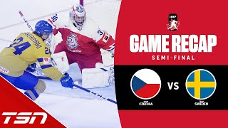 Czechia vs Sweden  2023 World Juniors Highlights [upl. by Hadleigh]