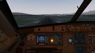 A321NX landing in Lulea airport ESPALLA Xplane11 [upl. by Enaira]