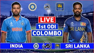 India vs Sri Lanka 1st ODI Live Scores  IND vs SL 1st ODI Live Scores amp Commentary  India Batting [upl. by Cosette]