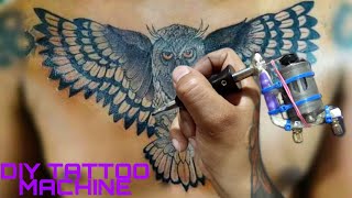 how to make diy rotary tattoo machine paano gumawa ng tattoo machine [upl. by Anelam]