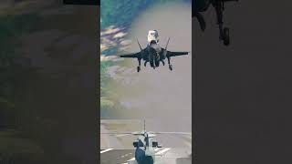 USA Jet Fighter F35 have Engine Fire landing on Carrier [upl. by Ginni]