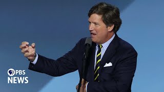 WATCH Tucker Carlson speaks at 2024 Republican National Convention  2024 RNC Night 4 [upl. by Annodahs672]