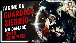 Taking on Guardian Siegrid No Damage wBloopers  Elder Lilies [upl. by Auqcinahs39]