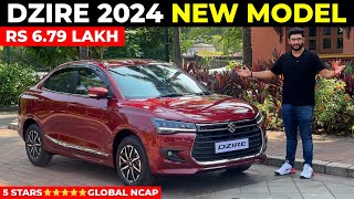 New Maruti Dzire  Launched at Rs 679 lakh  All Details Covered  Dzire 2024 New Model [upl. by Adnot393]