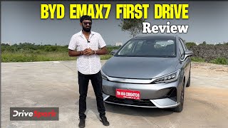 BYD eMax7 First Drive  Plusher Than Before  Vedant Jouhari bydemax7 byd luxurympv [upl. by Mobley]