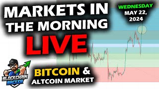 MARKETS in the MORNING 5222024 Bitcoin 69800 ETH ETF Decision Tomorrow DXY 104 Gold 2409 [upl. by Irej]