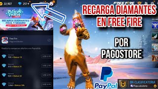 Cómo hacer recargas de Diamante 💎 en Free Fire por Pagostore con PayPal  Fácil y Rápido 2024✅ [upl. by Lytsirk]