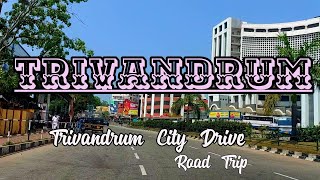 Trivandrum city  Trivandrum city drive  Thampanoor  MG road  Statue  Palayampattom [upl. by Nalahs]