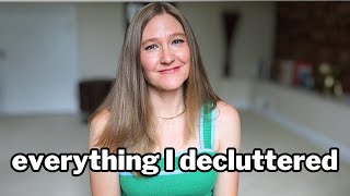 Everything I Decluttered This Month And Why thrifting finds and new purchases [upl. by Sofko955]