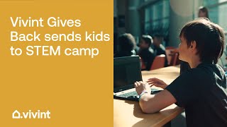 Vivint Gives Back Sends Kids to STEM Camp [upl. by Ielerol320]