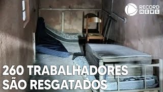 Trabalhadores são resgatados em regime análogo à escravidão no Rio Grande do Sul [upl. by Noryk]