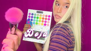 ASMR Doja Cat Does Your Fast Makeup and Skincare  Fast Personal Attention [upl. by Nrev728]