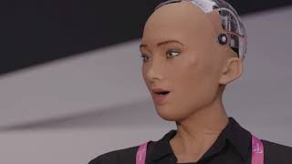 Sophia the robot on the future of AI in financial services [upl. by Akers997]