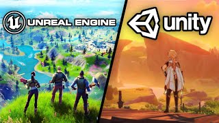 Unity Vs Unreal Which One Should You Pick As A Beginner [upl. by Burrton]