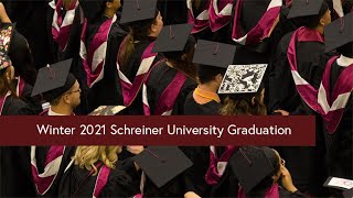 Schreiner University  Winter 2021 Graduation [upl. by Kursh]