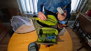 Orvis guide bag setup [upl. by Ahsikan]