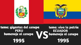 Gigantes del cenepa vs viva la patria  Peru vs Ecuador homenaje a los guerreros de cenepa [upl. by Nosbig603]