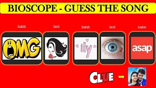 BIOSCOPE  GUESS THE SONG  GUESS THE SONG BY PICTURES  27Mar2022 [upl. by Crosley589]