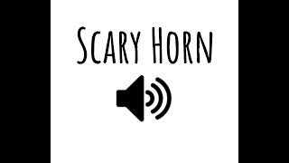 Scary Horn  Horror Film Sound Effects [upl. by Alexina]