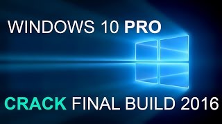 TUTO CRACK Windows 10 Pro CRACKACTIVATION 2016 FR SUBTILE ENG 2020 [upl. by Inahteb456]