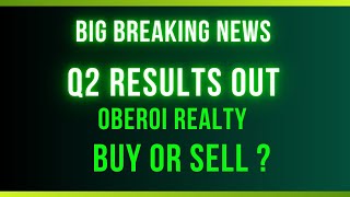 शानदार Q2 Results  Oberoi Realty Q2 Results  Oberoi Realty Share News q2results news [upl. by Pepi]