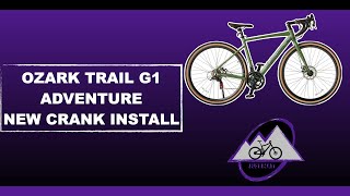 Ozark Trail Gravel Bike Gets a New Crankset  Bottom Bracket [upl. by Enrobso]