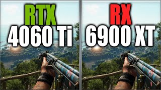 RTX 4060 Ti vs RX 6900 XT Benchmarks  Tested 20 Games [upl. by Lawton]