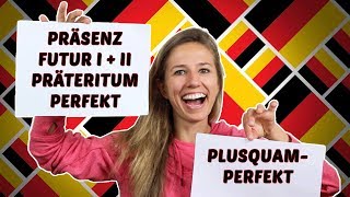 Easily understand the German Tenses  Die deutschen Zeitformen [upl. by Bluh]