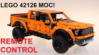 LEGO TECHNIC 42126 tuning FORD Raptor MOC power functions  Lets MOC [upl. by Adlig]