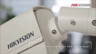 HIKVision camera exterieure installation Exir bullet par wwwalloalarmefr [upl. by Eneleh]