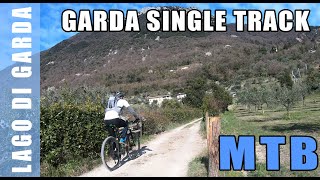 GARDA SINGLE TRACK in mountain bike sui sentieri più spettacolari tra Toscolano Maderno e Gargnano [upl. by Terza180]