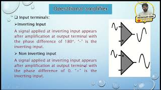 Operational Amplifier  OPAMP as inverting amplifier CH18 PHYSICS 12TH [upl. by Girvin]