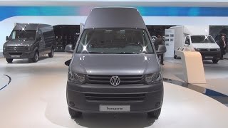 Volkswagen Transporter T5 TDI BlueMotion High Roof Panel Van Exterior and Interior [upl. by Ahsilav]