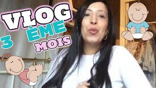 Vlog Grossesse  Mon troisième 3 mois Fille 👫 ou garçon  vergetures [upl. by Timmons]