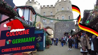 Cologne in December 🇩🇪  City Highlights amp Christmas Market Strolls  Festive Edition 🎄 [upl. by Lezah183]