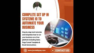 Complete SET UP IN SYSTEME IO to Automate Your Business [upl. by Aiket]