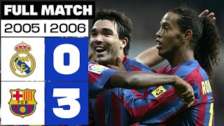 Real Madrid  FC Barcelona 03 20052006 PARTIDO COMPLETO [upl. by Partan]