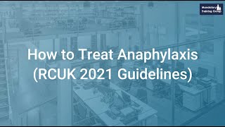 How to Treat Anaphylaxis RCUK 2021 Guidelines  First Aid Training Courses [upl. by Aicilev640]