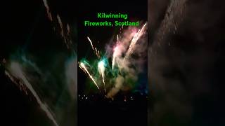 FIREWORKS Relaxation Kilwinning West of Scotland scotlandfireworksrelaxing sound [upl. by Yvan]