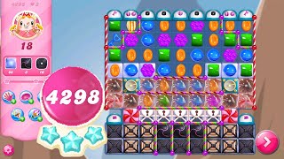 Candy Crush Saga Level 4298 NO BOOSTERS  3 Sugar Stars 🌟🌟🌟 [upl. by Annavoeg]